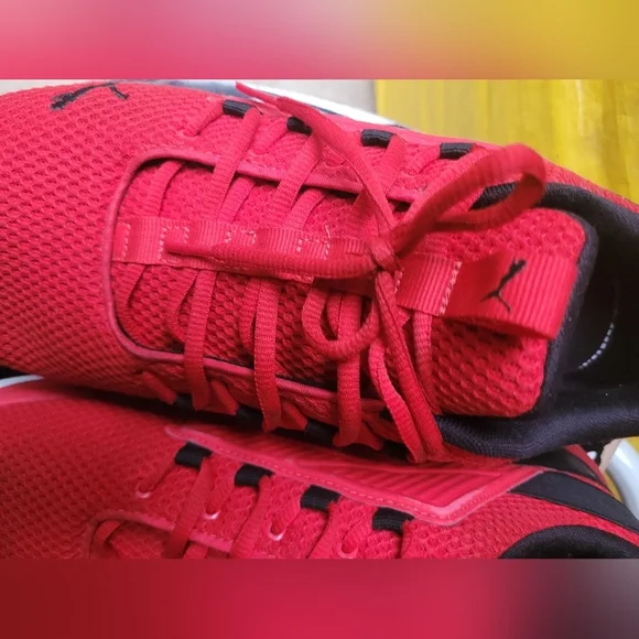 Puma Red Athletic Sneakers - Picture 6 of 7